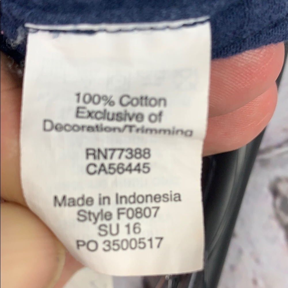 J. Crew blue sleeveless V neck top w/ fringe sz XS - Picture 6 of 7